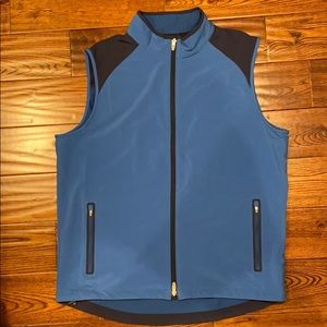 Peter Millar Crown Sport Full Zip Vest Men Sz L, M